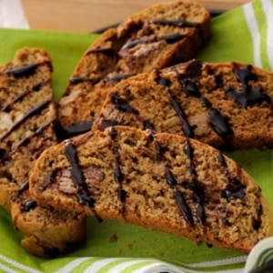 チョコとくるみのコーヒービスコッティ