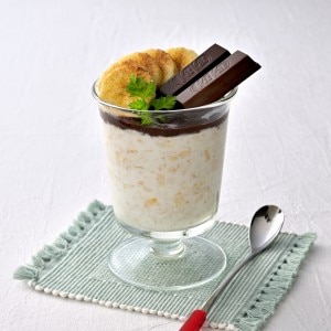 ヨーグルトとオートミールの“ミロ”パフェ